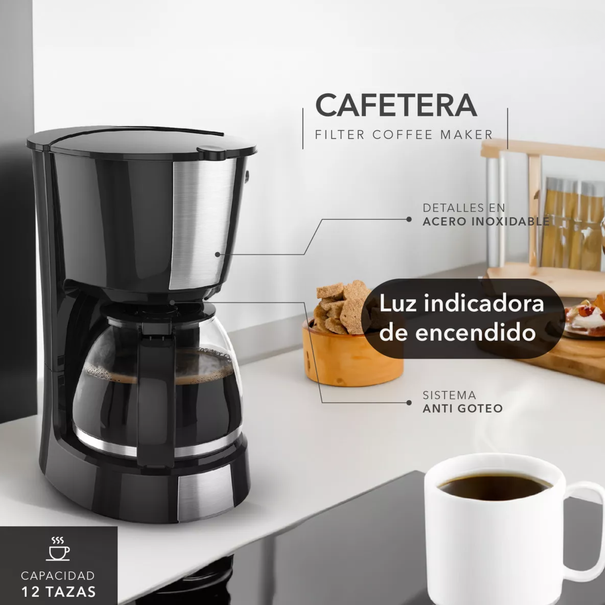 Cafetera de Filtro Voltra